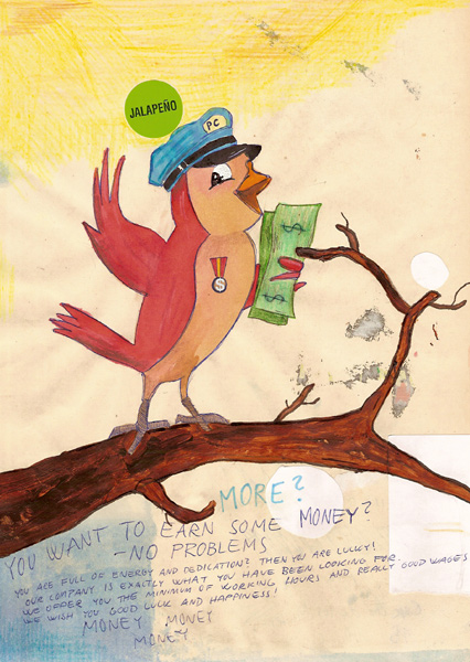 Riiko Sakkinen | A4 Drawings | (Do You Want to Earn Some Money?)
 No Problems