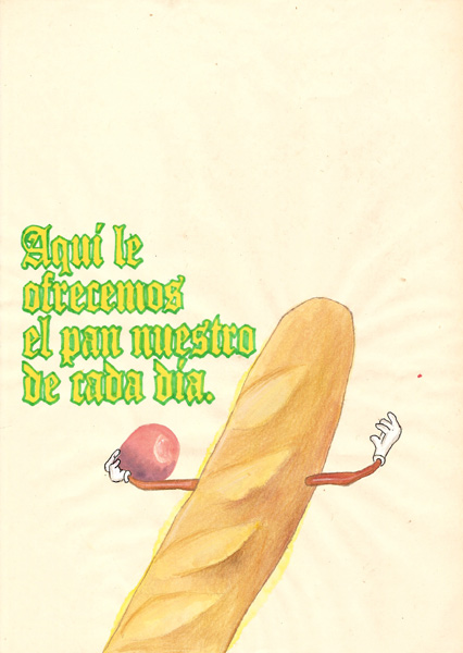Riiko Sakkinen | A4 Drawings | Aqu Le Ofrecemos el Pan Nuestro de Cada Da
