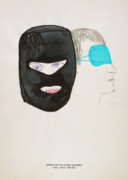 Riiko Sakkinen | A4 Drawings | Police & Terrorist
