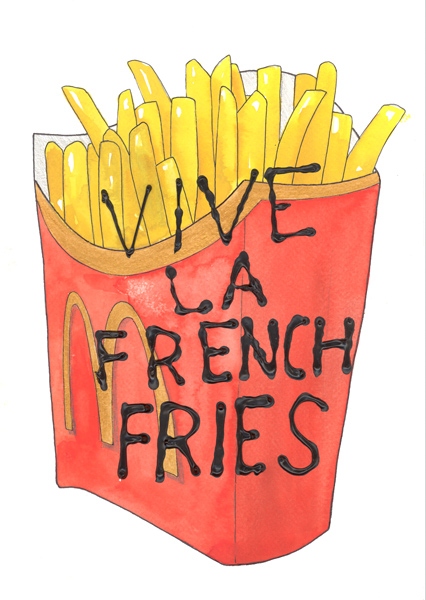 Riiko Sakkinen | A4 Drawings | Vive la French Fries