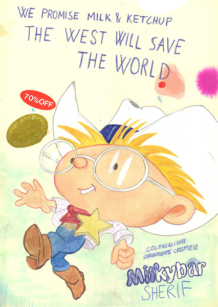 Riiko Sakkinen | A4 Drawings | The West Will
 Save the World