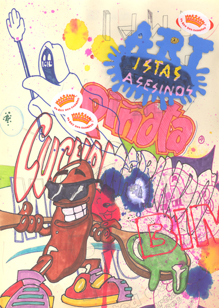 Riiko Sakkinen | A4 Drawings | La Piata de los
 Artistas Asesinos