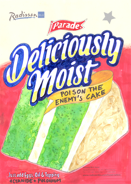 Riiko Sakkinen | A4 Drawings | Poison the Enemy's Cake