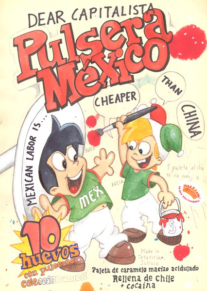 Riiko Sakkinen | A4 Drawings | Dear Capitalista
 (Pulsera Mexico)