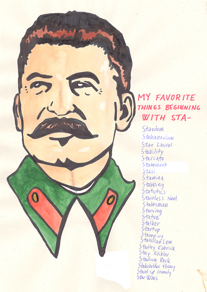 Riiko Sakkinen | A4 Drawings | My Favorite Things
 Beginning with Sta