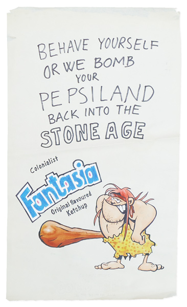 Riiko Sakkinen | Other Drawings | Bombing Pepsiland
 Back into the Stone Age